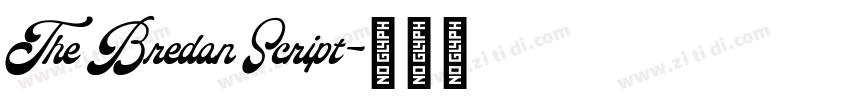 The Bredan Script字体转换